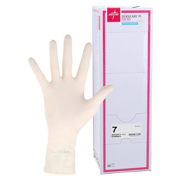 SensiCare PI Polyisoprene Surgical Gloves 7 Cream