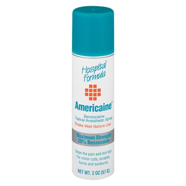 Americaine Aerosol Spray 20% 2oz/Ea