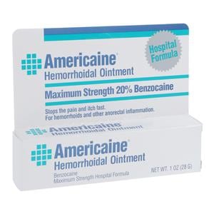 Americaine Hemorrhoidal Ointment 20% 28gm/Tb, 24 TB/CA