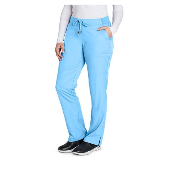 Greys Anatomy Cargo Pant 6 Pockets X-Large Ceil Blue Womens Ea