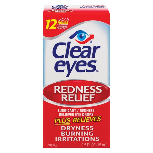 Clear Eyes Redness Relief Drops 0.5oz/Bt, 36 BT/CA