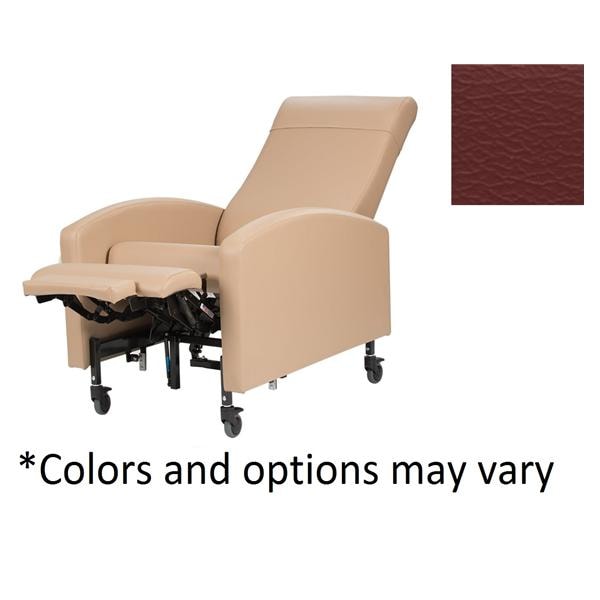 CareCliner Push Recliner Burgundy Ea