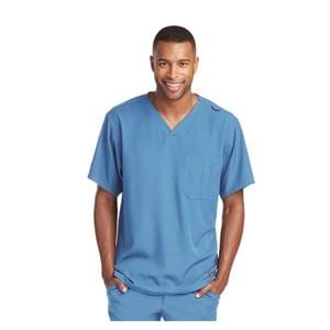 Skechers Scrub Top V-Neck 1 Pocket X-Small Ceil Mens Ea