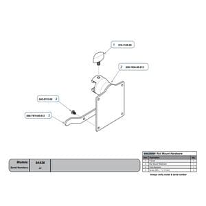 Rail Mount Hardware Ea