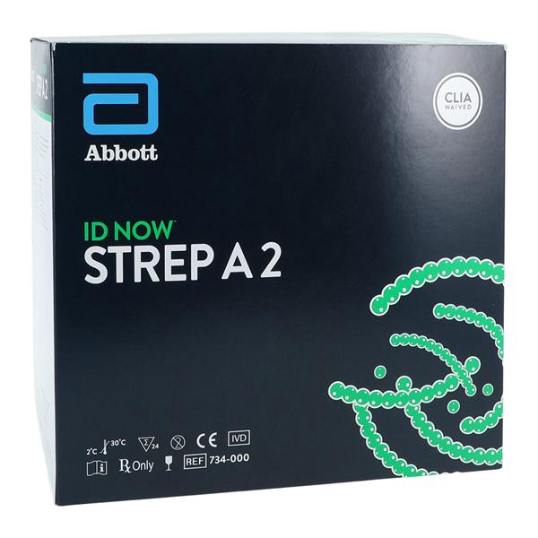 ID NOW Strep A 2 Test Kit CLIA Waived 24/Bx