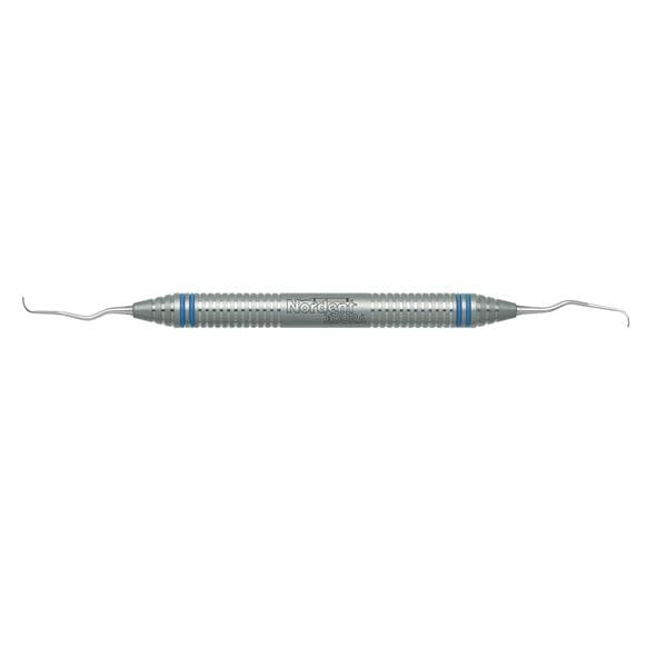 Nordent Crt/Sclr Scaler & Curette Grcy Lng DE Size 3/8 DuraLite ColorRing SS Ea