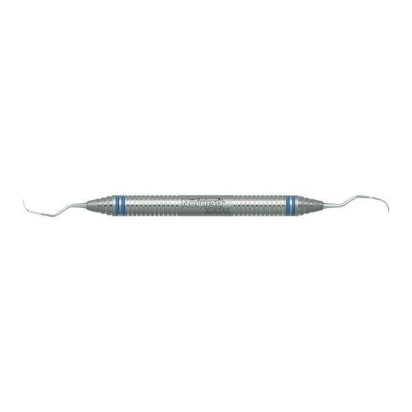 Nordent Scaler & Curette Sickle DE Size 3/4 DuraLite ColorRing XDura SS Ea