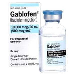 Gablofen Injection 500mcg/mL SDV 20mL/Vl