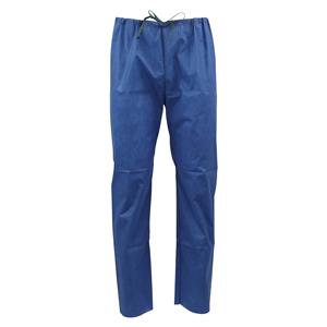 Professional Scrub Pant Linen Like Non Woven Material Medium Blue 30/Ca