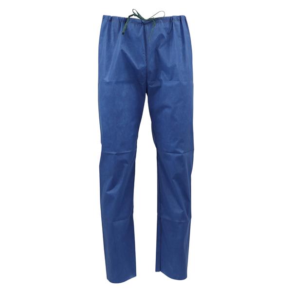 Professional Scrub Pant Linen Like Non Woven Material Medium Blue 30/Ca