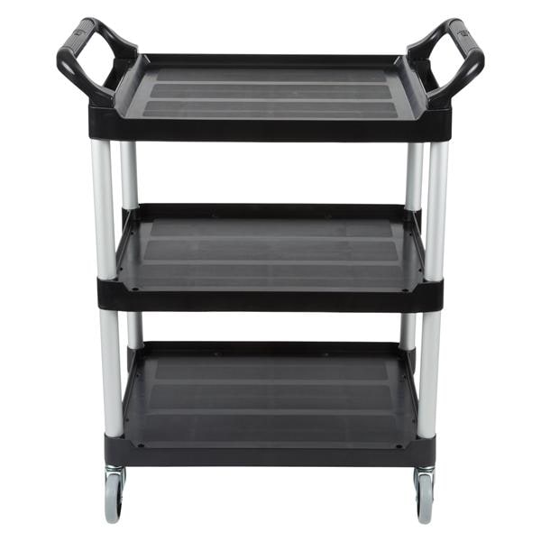 Utility Cart 33.6x18.6x37.8" (4) Caster (3) Shelf