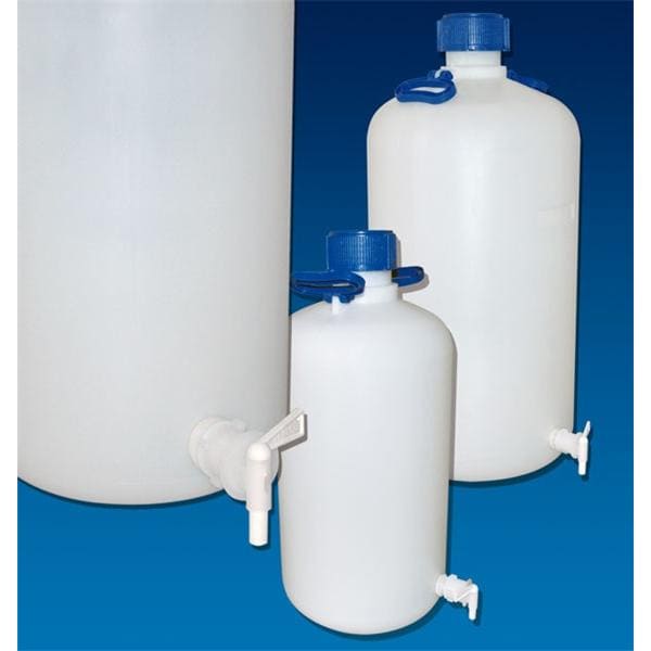 Heavy Duty Carboy HDPE Translucent 10L Ea