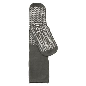 Slipper Socks Polyester/Spandex Gray 2X-Large Disposable 48/Ca