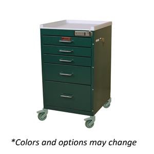 Procedure Cart 18x18x34.4" Stem Caster (5) Drawer