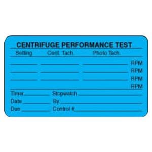 Centrifuge Label Blue 3x1-5/8" 500/Rl