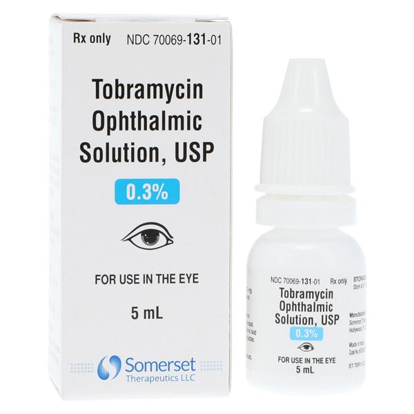 Tobramycin Ophthalmic Solution 0.3% Bottle 5mL Each