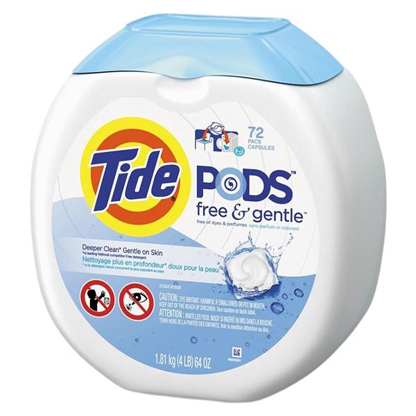 Tide Free & Gentle Laundry Detergent PODS 288/Cr