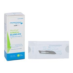 Personna Plus Steel Sterile Blade Size 10 Disposable 50/Bx, 6 BX/CA