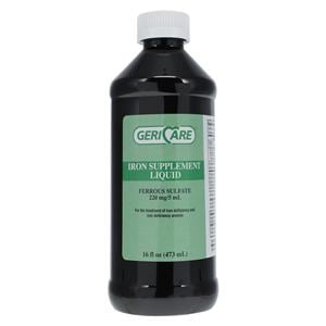 Ferrous Sulfate Elixir 220mg/5mL 16oz/Bt