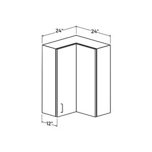 Pro-Line Corner Cabinet Laminate Ea