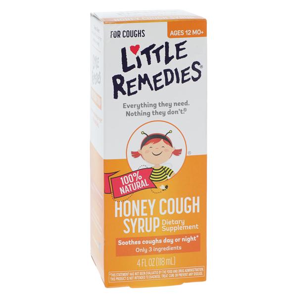 Little Remedies Children Cough Syrup Honey 4oz/Bt, 24 BT/CA