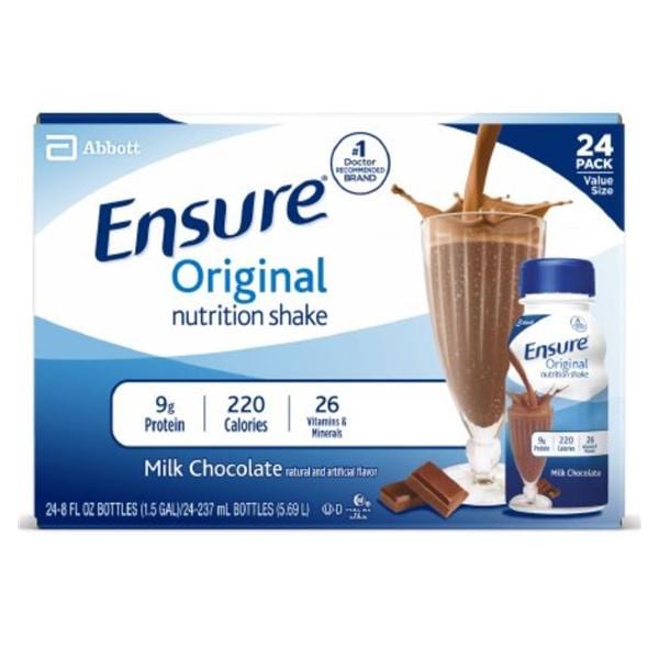 Ensure Original Nutrition Drink Milk Chocolate 8oz Bag-In-Box 24/Ca