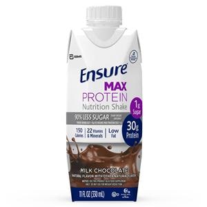 Ensure Max Protein Shake Retail Chocolate 11oz Carton 12/Ca