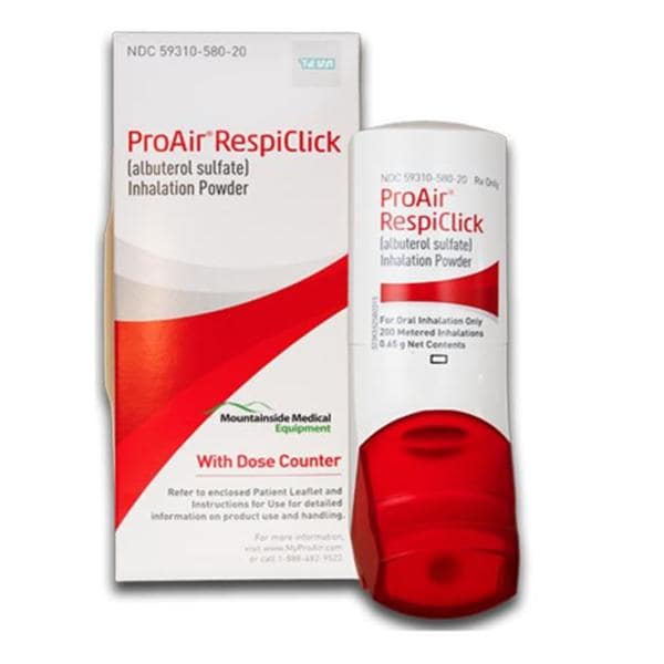 ProAir RespiClick Inhalation Powder 90mcg Inhaler Each