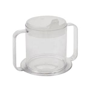 Lifestyle Essential Handle Cup Round Polystyrene Clear 10oz