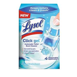 Lysol Brand Click Ge Automatic Toilet Bowl Cleaner 4/Pk