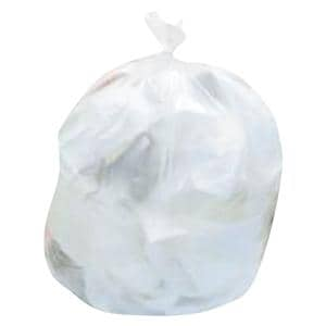 Bag Trash Plastic 12mic Extra Heavy 30x37" Clear Custom f/ FDCF/DCF 500/Ca