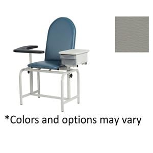 Blood Draw Chair Grey 300lb Capacity Ea