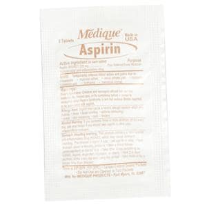 Aspirin Tablets 325mg 2/Pk