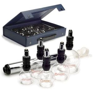 Pain Relief Cupping Set Glass With Hand Pump/ Carrying Case