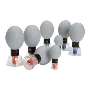 Haci Bio-Magnetic Cupping Set Gray With Squeeze Bulbs