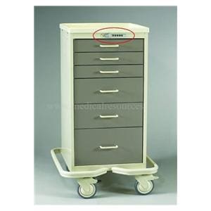 Anesthesia Cart (6) Drawer Push Button Lock