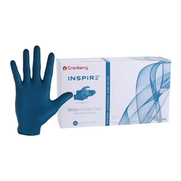 Inspire Nitrile Glove Gloves Medium Aegean Blue Non-Sterile