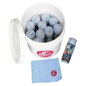 Stay Cool Team Bucket Cooling Towel 27x17" 12/Bucket