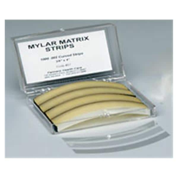 Mylar Matrix Strips Precut Curved 1000/Bx