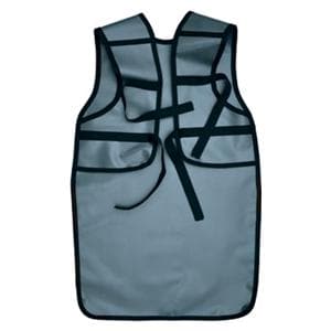 Lead X-Ray Apron Coat Adult Light Blue Without Collar Ea