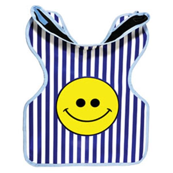 Lead X-Ray Apron Adult Happy Face With Thyroid Protector Ea