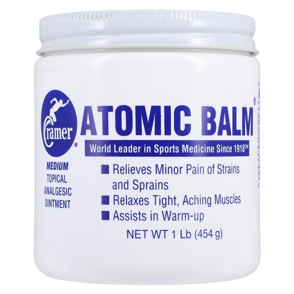 Atomic Balm Analgesic Topical Balm 1lb Jar Ea