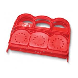 Water Bottle Carrier 6 Places Red Ea