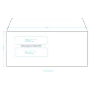 Envelope White Gummed 500/Pk