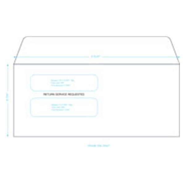 Envelope White Gummed 500/Pk