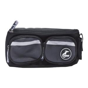 Medical Fanny Pack 10.5x2.75x5.75" Black Zipper Closure Removable Strap