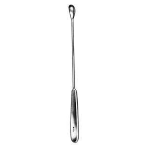 Gourdet Uterine Curette 11.75x11" Stainless Steel Non-Sterile Reusable Ea