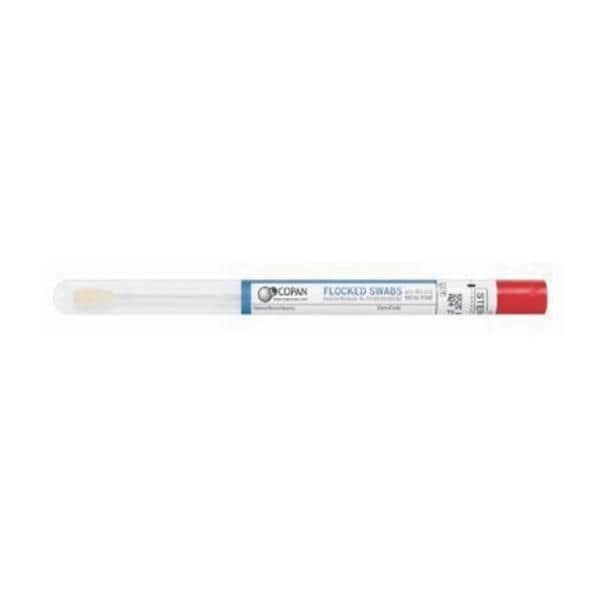 FLOQSwabs Flocked Swab Plastic Shaft 100mm Sterile Regular 100/Bx