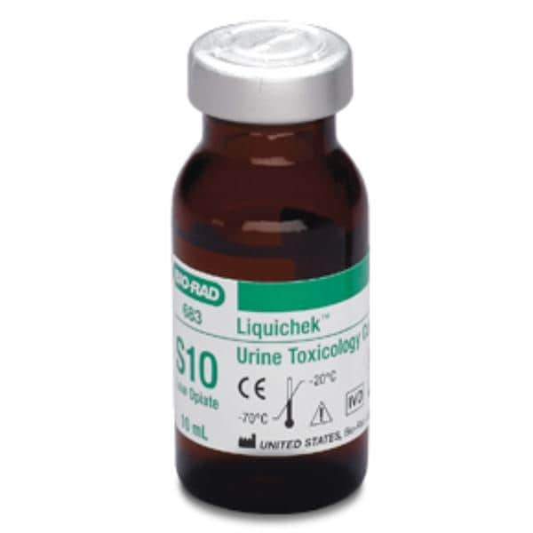 Liquichek Urine Toxicology Level S10 Low Opiate Control f/ 300ng OPI CtOf Ea