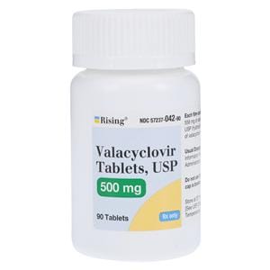 Valacyclovir HCl Tablets 500mg Bottle 90/Bottle Each